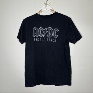 AC/DC BACK IN BLACK UNISEX T SHIRT SZ M
